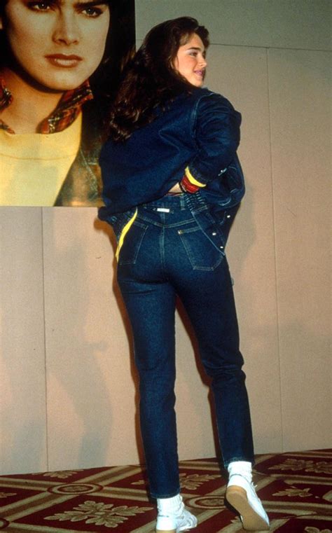 Brooke Shields Promoting The Brooke Shields Jeanswear Collection 1985