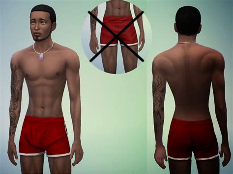 My Sims 4 Blog Realistic Short Shorts For Males By Ondra76