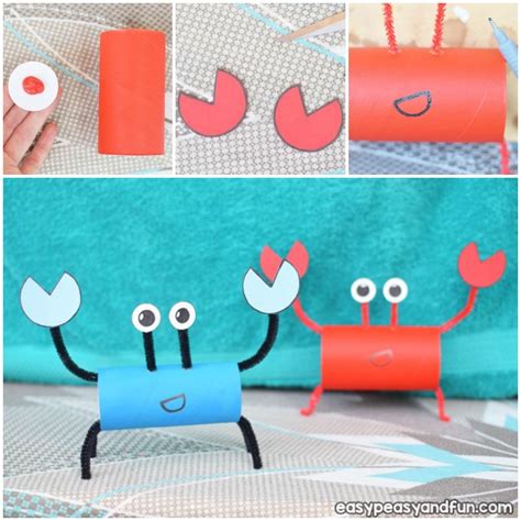 Crab Toilet Paper Roll Craft Easy Peasy And Fun