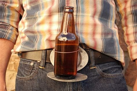 Geeky Belt Buckle Beer Holder Never Lose Your Beer Again