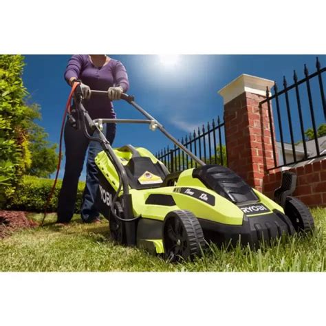 Ryobi In Corded Electric Walk Behind Push Mower And Electric Jet Fan Blower