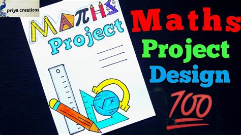 How To Decorate Project Front Page Of Maths List Of Mathematics