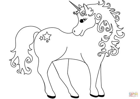 Use your favorite colors to give these legendary beasts beautiful hair, mane, pointed spiral horn, sparkly accessories and anything else you can dream…. Lovely Unicorn coloring page | Free Printable Coloring Pages