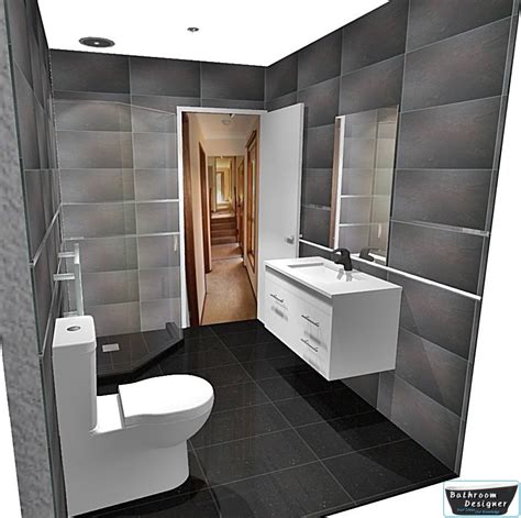 One of our best bathroom shower tile ideas is to do a contrast between a solid and checkered look between the tile floor and ceiling. Fully Tiled Bathroom