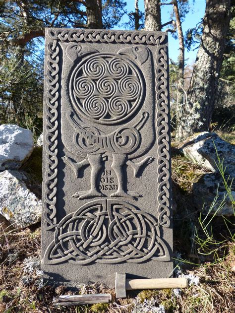 Celtic Stone Sculpture Etsy