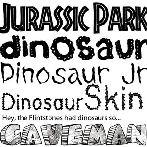 Jurassic world is free for personal use only. Cute Dinosaur Alphabet Font Set - Free Template PPT ...