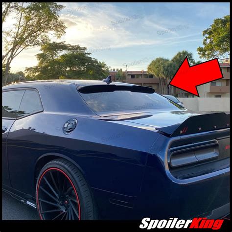 Dodge Challenger 2008 Present Rear Window Roof Spoiler W Center Cut