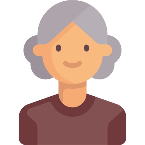 Old Woman Special Flat Icon