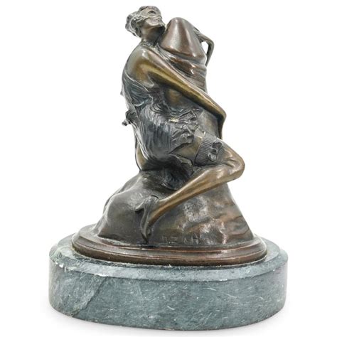 Sold At Auction Bruno Zach Bruno Zach Austrian 1891 The Hugger Erotic Bronze Sculpture