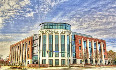 Norfolk Va Virginia Odu Old Dominion University Darden College Of Education Photograph By Dave