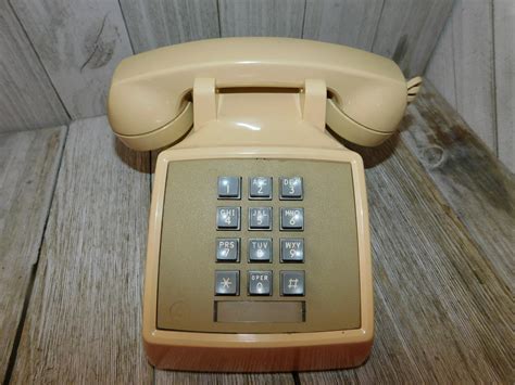 Vintage Push Button Phone Vintage Phone Old Phone Vintage Etsy