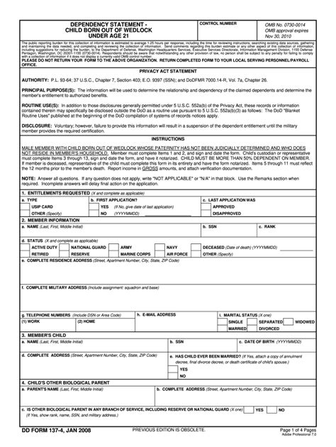 Dd 137 4 2008 Fill And Sign Printable Template Online Us Legal Forms