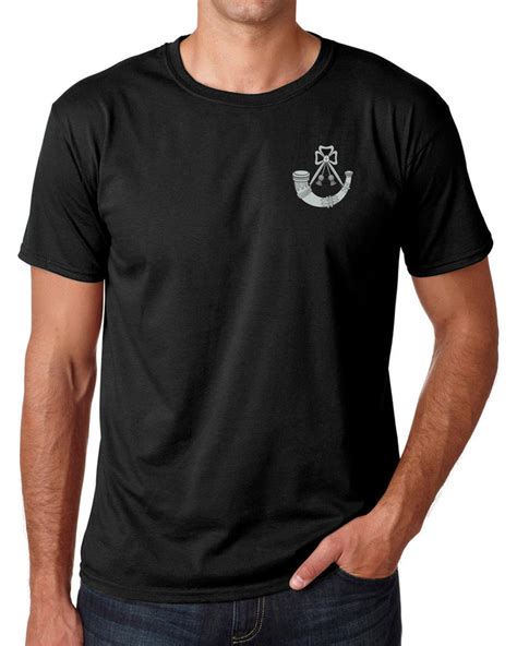 light infantry official embroidered t shirt british army military