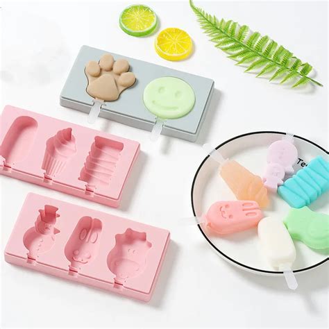 Bpa Free Bunny Silicone Ice Cream Mold Silicone Popsicle Mold Ice Pop