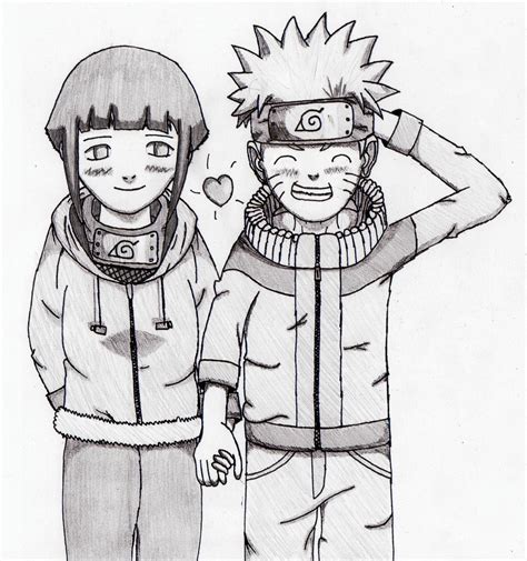 Desenho Do Naruto E Da Hinata Drawing Anime Boy IMAGESEE