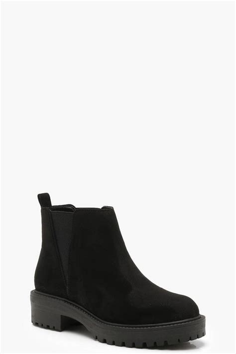 Edgier outfits like leather jackets also pair well with chelsea boots for women. Chunky Chelsea Boots | Boohoo