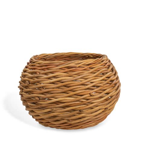 Wicker Round Basket Calfurnph