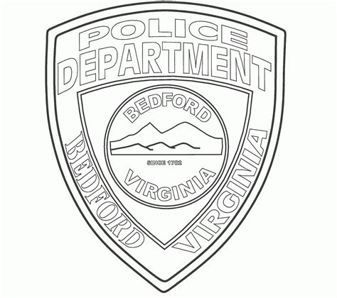 Police station icon in black style isolated on white background. Free Policeman Coloring Pages - Coloring Home