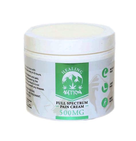 Edible cbd is one of the most popular ways to take this cannabis supplement. Healing Nation Full Spectrum 500mg Pain Cream | CBD Oil ...