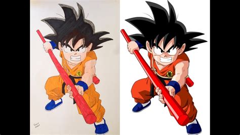 Goku niño miggate no gokui. Dibujo Dragon Ball - Goku Niño - YouTube