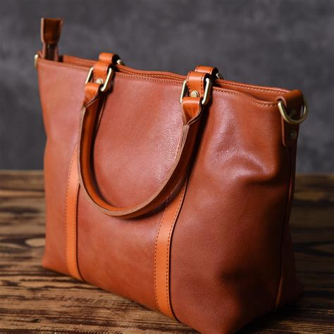 Designer Leather Tote Bags For Working | English as a Second Language