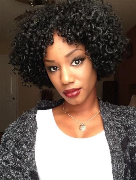 A Curly Bob Thick Hair Styles Natural Hair Styles Work Hairstyles