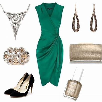 Emerald Gold Wear Guest Outfit Jewelry Dresses