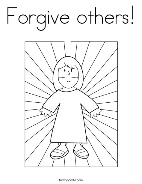 Jesus Forgiveness Coloring Page Clip Art Library