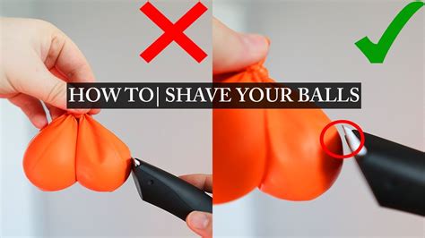 shaving your balls how to properly shave your balls safest testicle shaving technique youtube