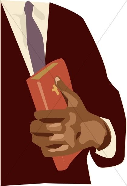 African American Priest Clergy Clipart