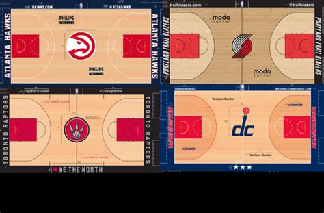 Six New Nba Court Designs Revealed Plus One More On The Way