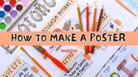How To Make A Poster For School Project 💥 ⚡ Creative Poster