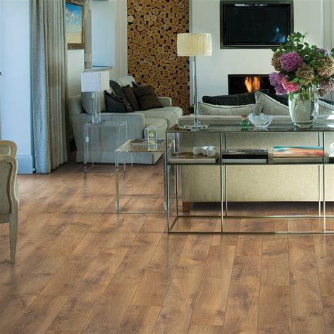 Pergo Max Arlington Oak Wood Planks Laminate Flooring Sample In The