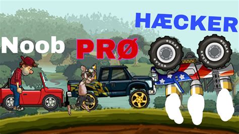 Noob Vs Pro Vs Hacker Hill Climb Racing 2 Youtube