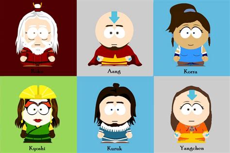 South Park Past Avatars By Juggernaut Art On Deviantart