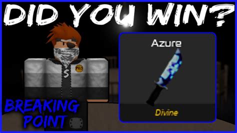 How To Throw A Knife On Roblox Breaking Point