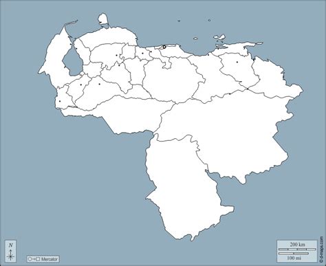 Venezuela Mapa Gratuito Mapa Mudo Gratuito Mapa En Blanco Gratuito