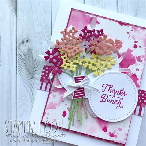 Beautiful Bouquet Photopolymer Stamp Set And Coordinating Bouquet Bunch