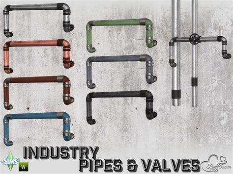 The Sims Resource Industry Pipes S Pipe Right Horizontal