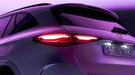 2023 Mercedes Glc Debuts June 1 Teaser Reveals Rear End Design