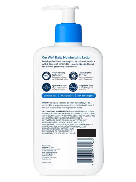 Cerave Daily Moisturizing Lotion For Normal To Dry Skin 12 Oz 355ml Beautyspot Malaysia