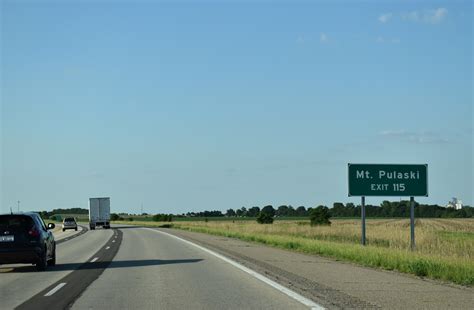 Interstate 55 North Lincoln Aaroads Illinois