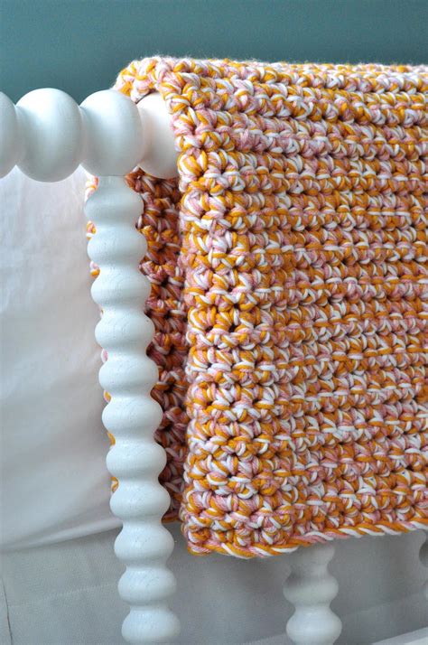 Consequently, the whole project required 6 skeins of yarn. Simple Baby Afghan Tutorial | AllFreeCrochetAfghanPatterns.com