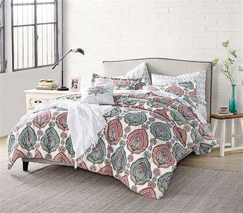 Patterned Multi Color College Comforter Extra Long Twin Dorm Bedding