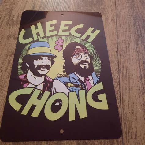 Cheech And Chong 420 Weed Mary Jane Poster Style 8x12 Metal Wall Sign