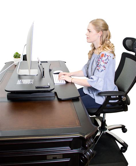 Buy Height Adjustable Sit Stand Desktop Workstation Online