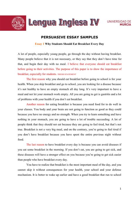 Persuasive Essay Example Ilustrasi