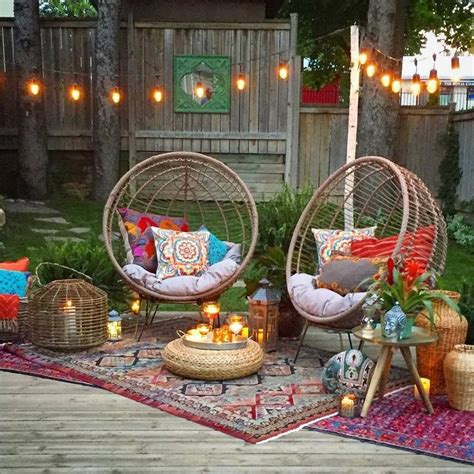 Bohemian Patio Furniture Bringing A Burst Of Color And Comfort To