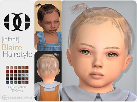 The Sims Resource Blaire Hairstyle Infant