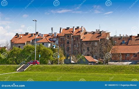 Old Residential Houses In Zagreb Stock Image Image Of Architecture